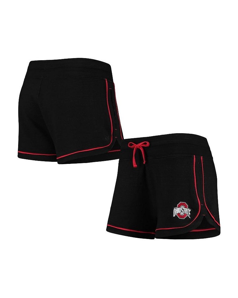 Women's Heathered Black Ohio State Buckeyes Lil Sebastian Shorts Heathered Black $22.67 Shorts