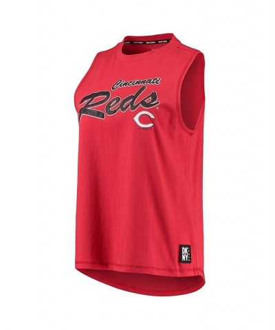 Women's Red Cincinnati Reds Marcie Tank Top Red $24.20 Tops