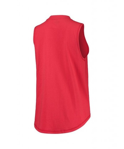 Women's Red Cincinnati Reds Marcie Tank Top Red $24.20 Tops