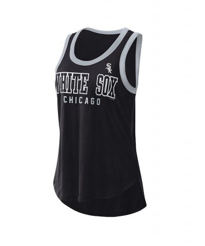Women's Black Chicago White Sox Clubhouse Tank Top Black $14.70 Tops