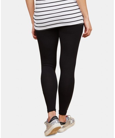 BumpStart Under Belly Maternity Leggings (2 Pack) Black And Black $19.00 Pants