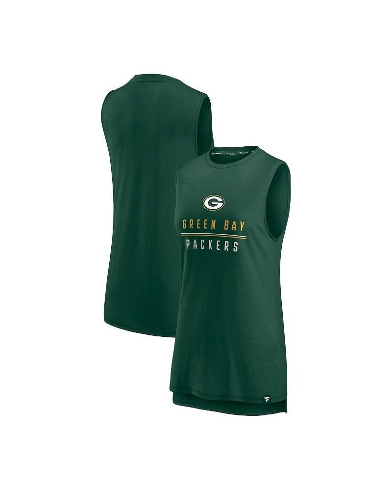 Women's Branded Green Bay Packers True Contender Tank Top Green $18.00 Tops