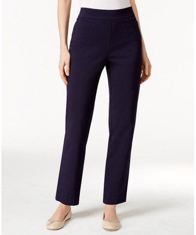 Classics Allure Pull-On Slim-Leg Pants Blue $26.68 Pants