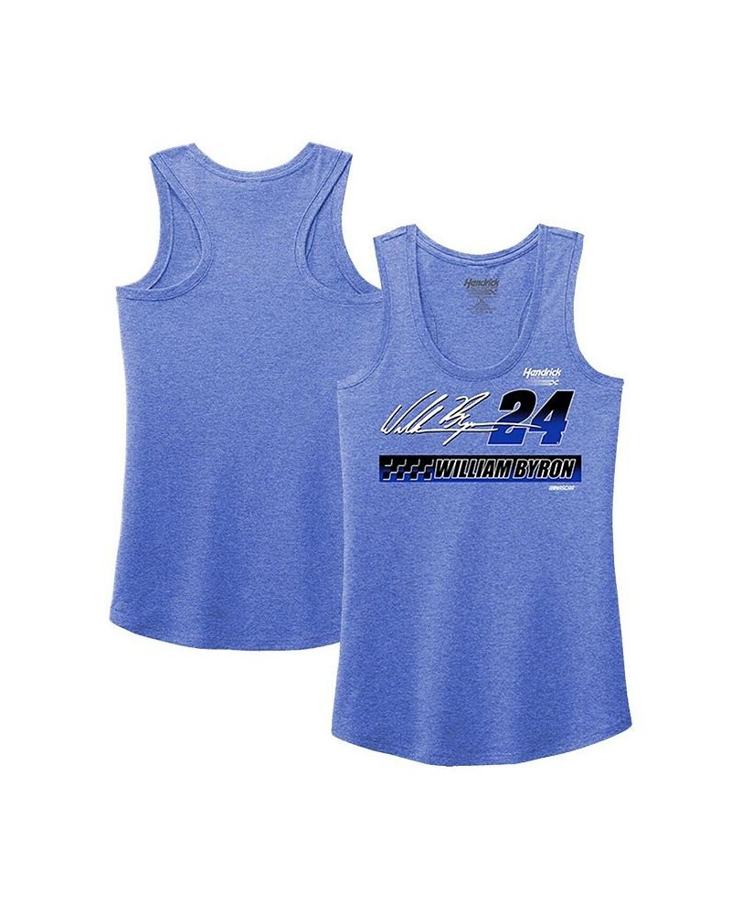 Women's Royal William Byron Racerback Tank Top Royal $18.48 Tops