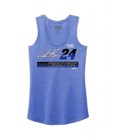 Women's Royal William Byron Racerback Tank Top Royal $18.48 Tops