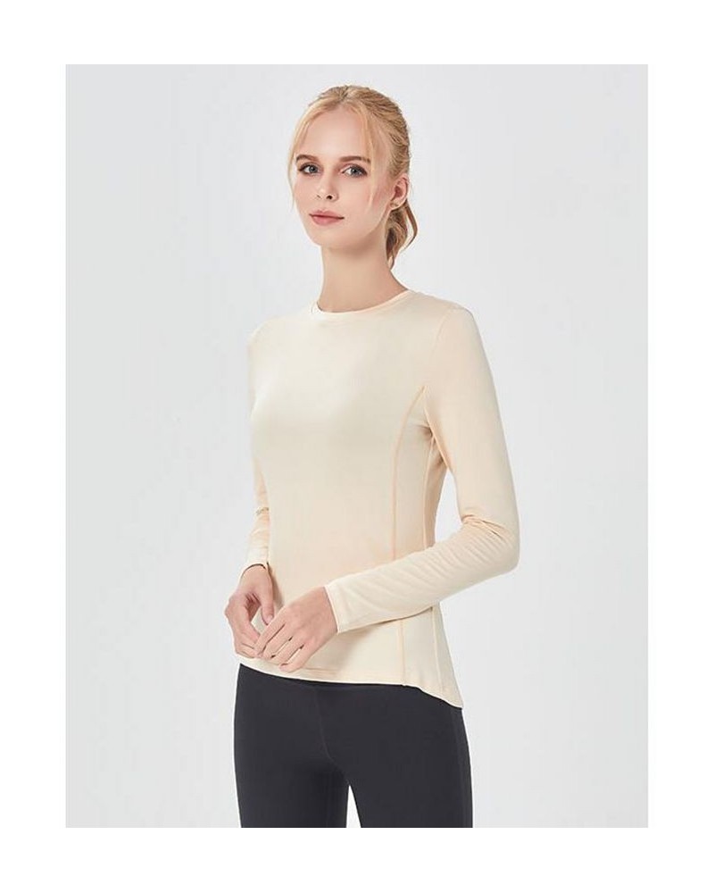 Miracle Mile Long Sleeve Top for Women Champagne $25.44 Tops