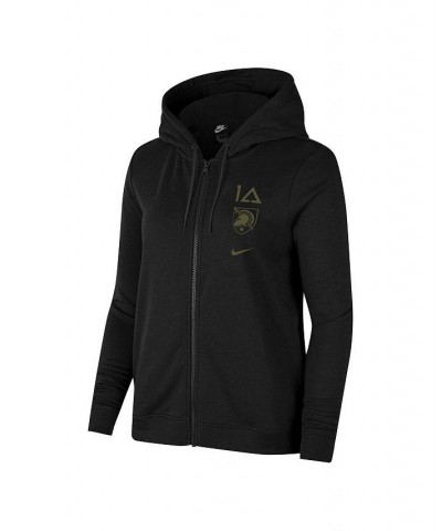 Women's Black Army Black Knights 1st Armored Division Old Ironsides Operation Torch Full-Zip Hoodie Black $44.10 Sweatshirts
