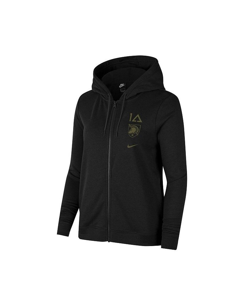 Women's Black Army Black Knights 1st Armored Division Old Ironsides Operation Torch Full-Zip Hoodie Black $44.10 Sweatshirts