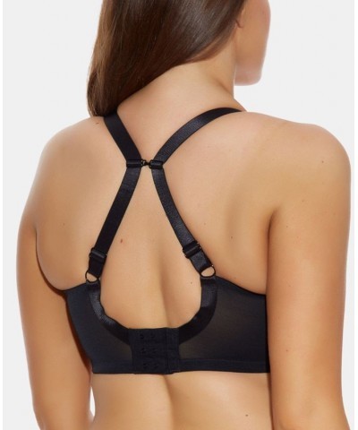 Full Figure Energise Moisture Wicking Underwire Sports Bra EL8041 Online Only Black $40.29 Bras