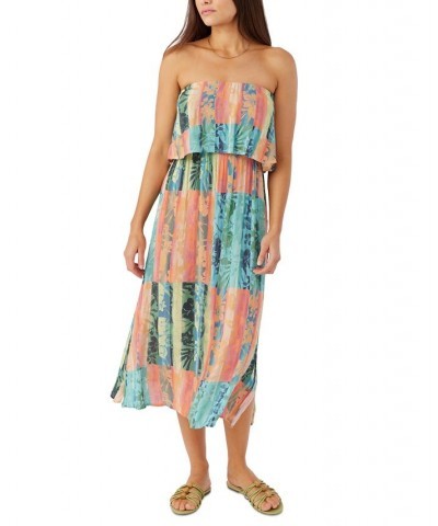 Juniors' Koia Strapless Casual Dress Multi $38.96 Dresses