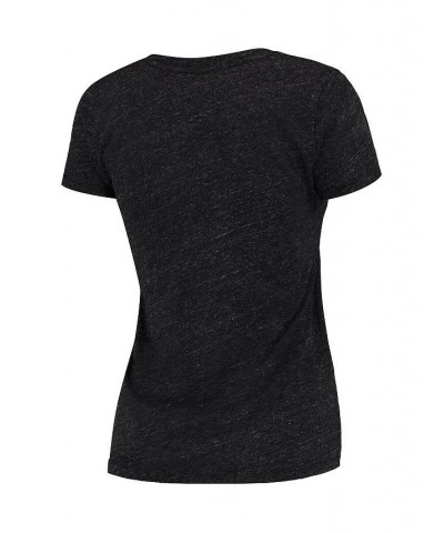 Women's Heathered Black Maryland Terrapins Tri-Blend Crew Neck T-shirt Heathered Black $23.51 Tops