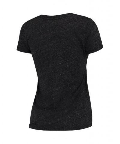 Women's Heathered Black Maryland Terrapins Tri-Blend Crew Neck T-shirt Heathered Black $23.51 Tops