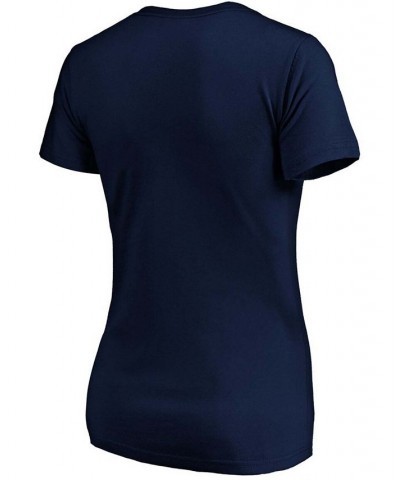 Women's Plus Size Navy Boston Red Sox Mascot In Bounds V-Neck T-shirt Navy $16.34 Tops