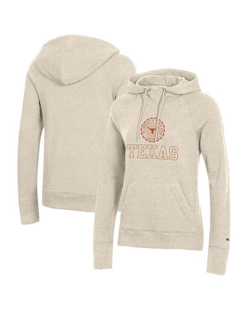 Women's Heathered Oatmeal Texas Longhorns College Seal Pullover Hoodie Heathered Oatmeal $25.80 Sweatshirts