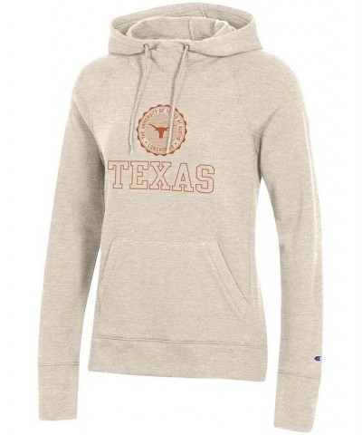 Women's Heathered Oatmeal Texas Longhorns College Seal Pullover Hoodie Heathered Oatmeal $25.80 Sweatshirts