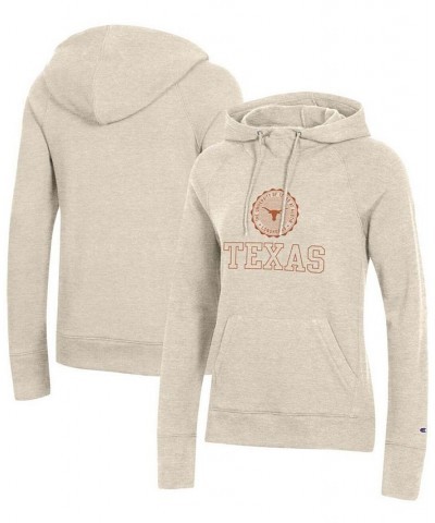 Women's Heathered Oatmeal Texas Longhorns College Seal Pullover Hoodie Heathered Oatmeal $25.80 Sweatshirts