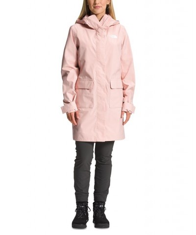 Women's City Breeze Rain Parka Coat Pink $79.80 Jackets