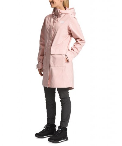 Women's City Breeze Rain Parka Coat Pink $79.80 Jackets