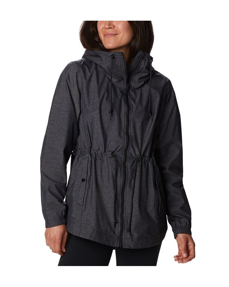 Women's Lillian Ridge Shell Waterproof Rain Jacket Black $49.49 Jackets