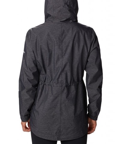 Women's Lillian Ridge Shell Waterproof Rain Jacket Black $49.49 Jackets