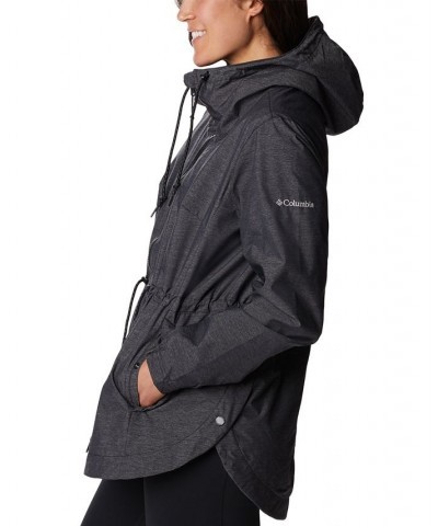 Women's Lillian Ridge Shell Waterproof Rain Jacket Black $49.49 Jackets