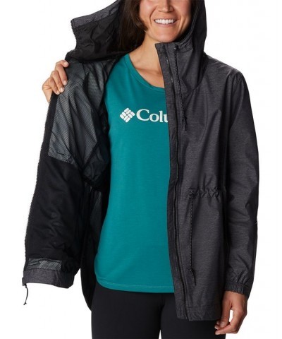 Women's Lillian Ridge Shell Waterproof Rain Jacket Black $49.49 Jackets