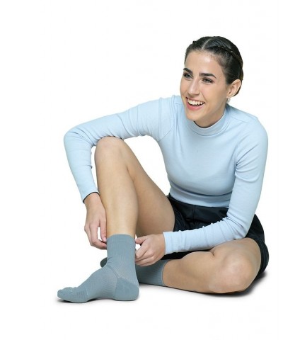 The Performance: Crew Profile Padded Compression Arch & Ankle Support Socks Grey $18.86 Socks