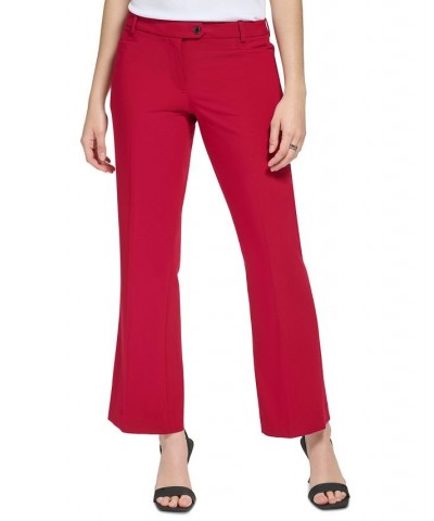 Petite Modern Fit Straight-Leg Pants Cranberry $28.34 Pants