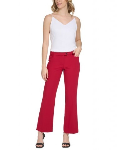 Petite Modern Fit Straight-Leg Pants Cranberry $28.34 Pants