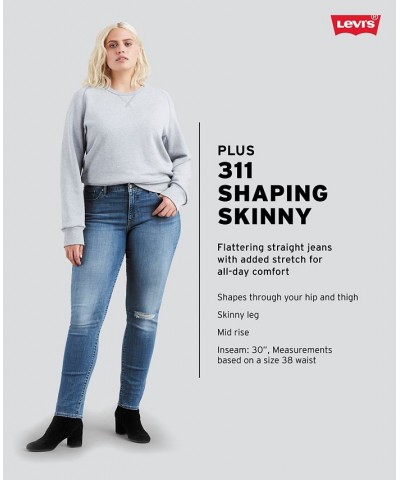 Trendy Plus Size 311 Shaping Skinny Jeans Slate Scan $37.79 Jeans