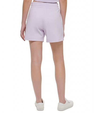 Women's Embroidered-Logo Shorts Orchid $23.98 Shorts