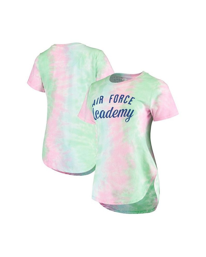 Women's Air Force Falcons Bay Tie Dye T-shirt White $22.08 Tops