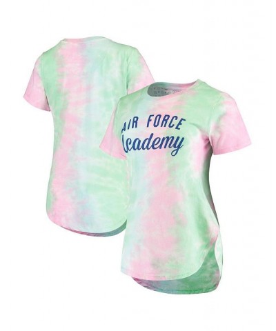 Women's Air Force Falcons Bay Tie Dye T-shirt White $22.08 Tops