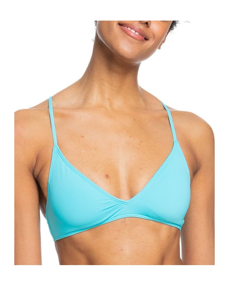 Juniors' Beach Classics Athletic Triangle Bikini Top & Bikini Bottoms Pink $23.00 Swimsuits