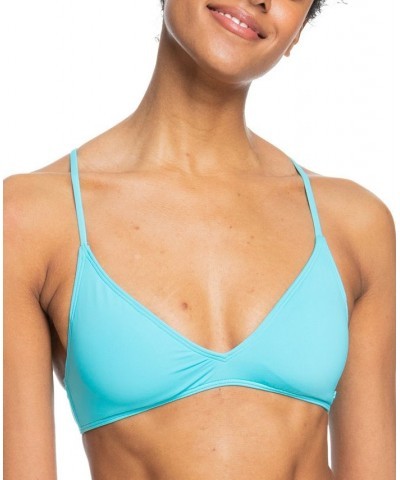 Juniors' Beach Classics Athletic Triangle Bikini Top & Bikini Bottoms Pink $23.00 Swimsuits