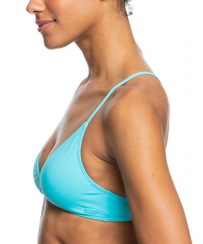 Juniors' Beach Classics Athletic Triangle Bikini Top & Bikini Bottoms Pink $23.00 Swimsuits