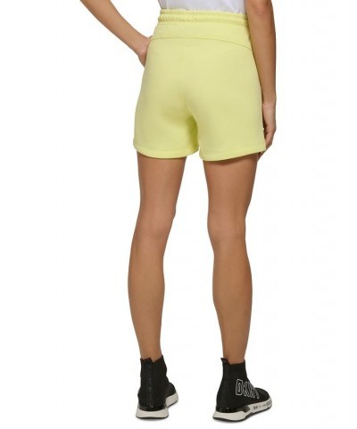 Women's Performance Cotton Logo Drawstring Shorts sunny lime $13.09 Shorts