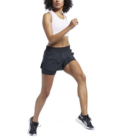 Women's Work Out Ready Run 2-in-1 Shorts Orange $20.50 Shorts