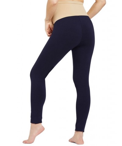 Essential Stretch Maternity Leggings Blue $13.80 Pants