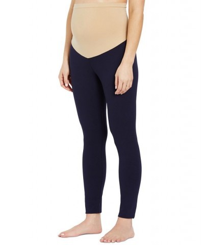 Essential Stretch Maternity Leggings Blue $13.80 Pants