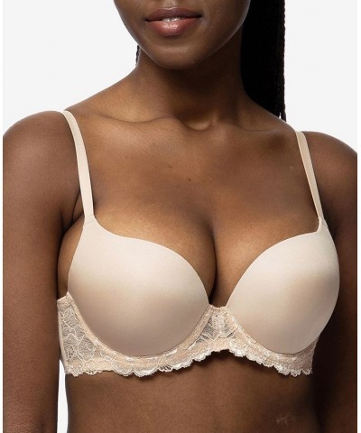 Women's Claire Push Up Plunge Bra D17221A Tan/Beige $21.09 Bras