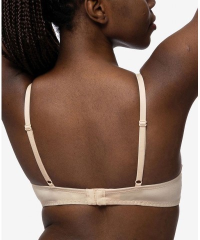 Women's Claire Push Up Plunge Bra D17221A Tan/Beige $21.09 Bras