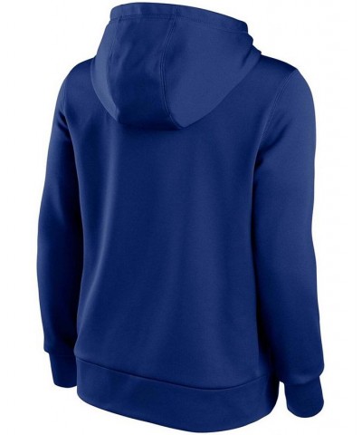 Women's Royal Chicago Cubs Authentic Collection Performance Pullover Hoodie Royal $39.95 Sweatshirts