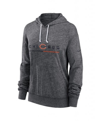 Women's Heathered Charcoal Chicago Bears Team Spirit Gym vintage-like Pullover Hoodie Gray $40.80 Sweatshirts