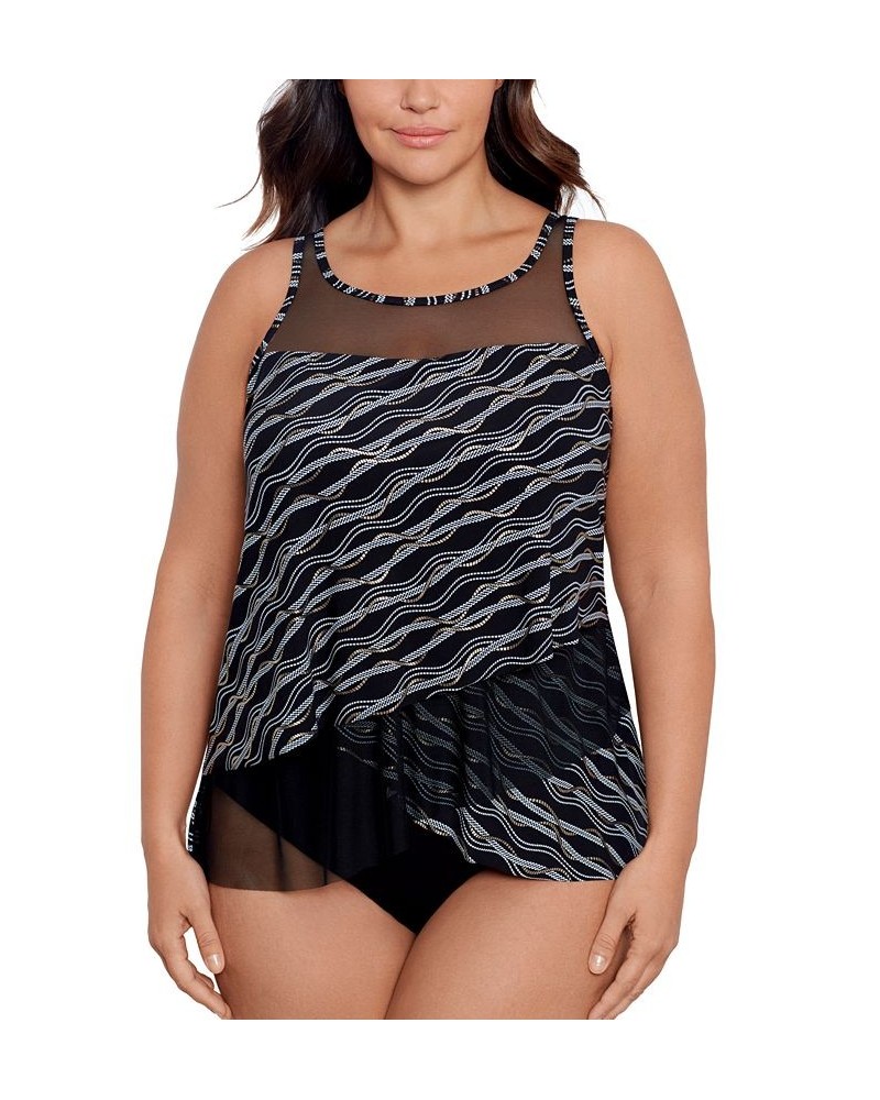 Plus Size Linked In Mirage Underwire Tankini Top Linked In $81.00 Swimsuits