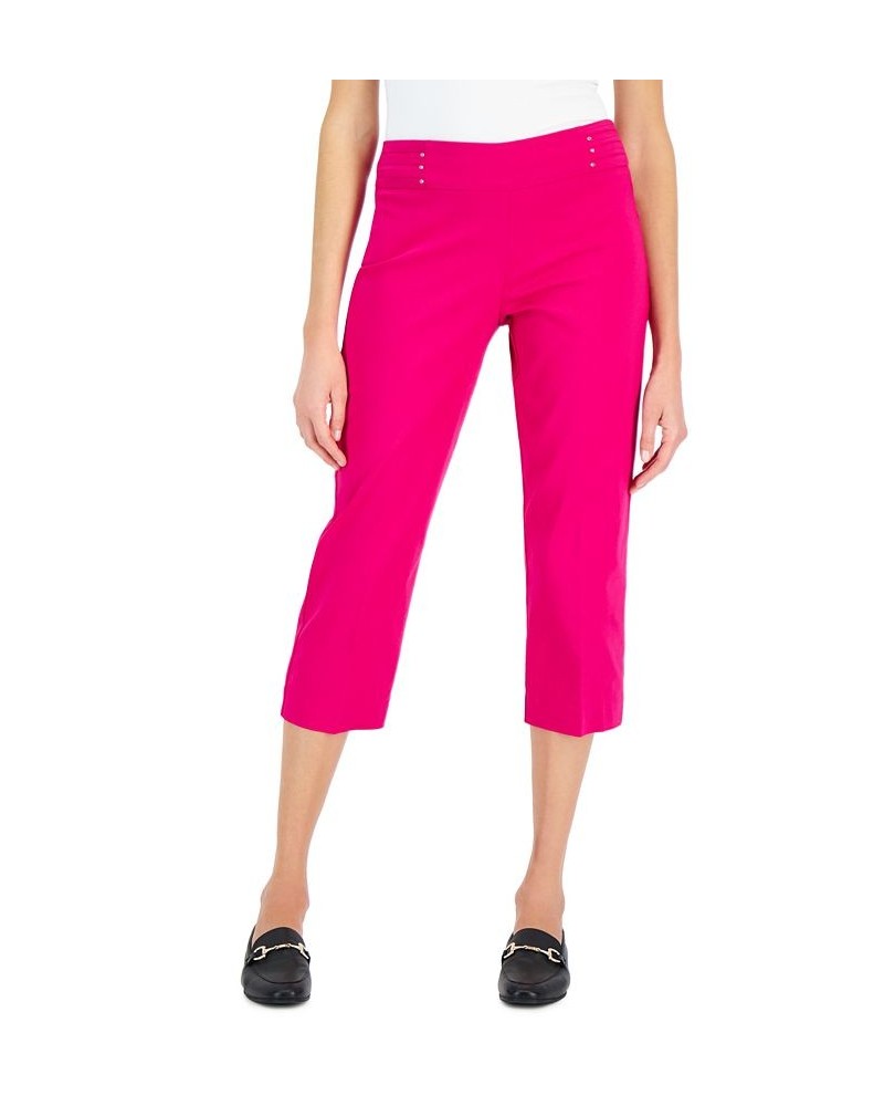 Embellished Pull-On Capri Pants Wildflower Pink $16.79 Pants