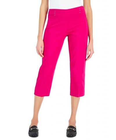 Embellished Pull-On Capri Pants Wildflower Pink $16.79 Pants