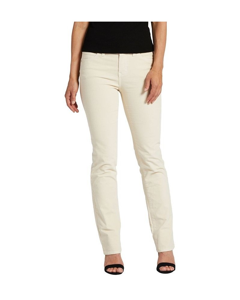 Women's Ruby Mid Rise Straight Leg Pants Cream $45.76 Pants