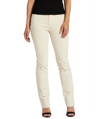 Women's Ruby Mid Rise Straight Leg Pants Cream $45.76 Pants