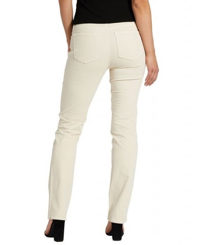 Women's Ruby Mid Rise Straight Leg Pants Cream $45.76 Pants